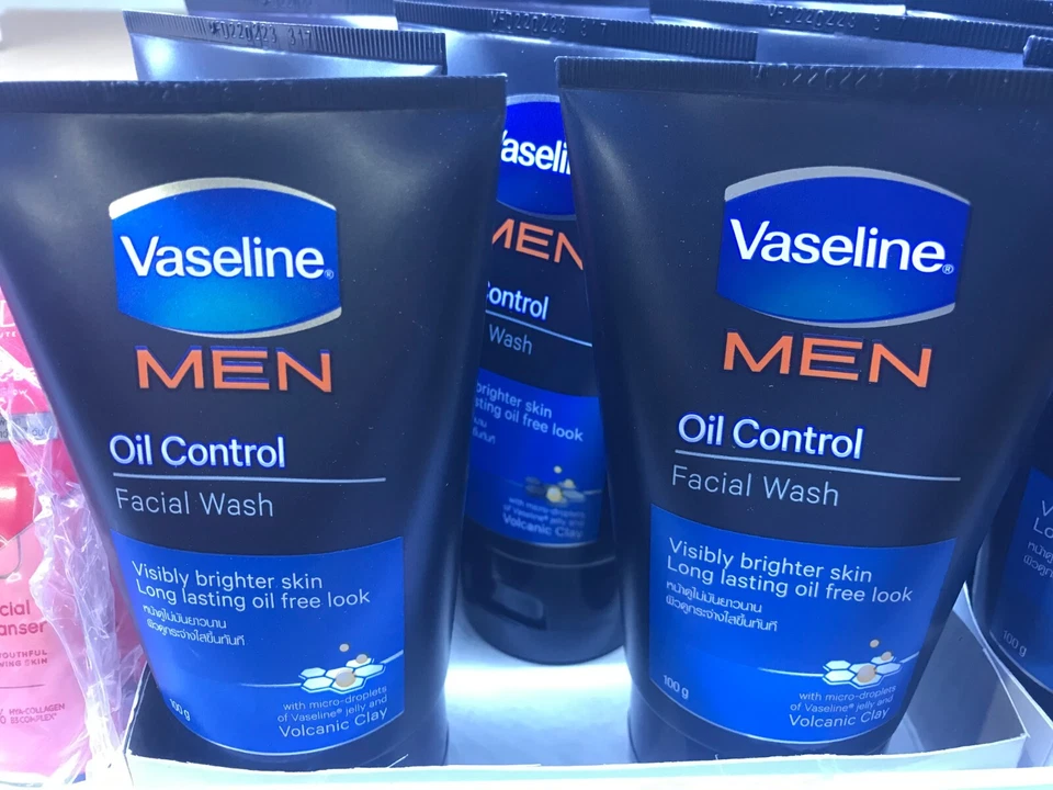Vaselina Vaselina Hombres Control de Aceite Jabón Facial Tamaño 100 gramos x 2 PC Foto 4 de 4