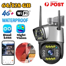 Wireless Security Camera System Dual-Lens 4G WIFI APP Waterproof IP Night Vision