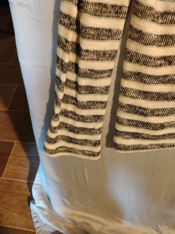 Sonoma Skater Sudadera con Capucha Suéter Rayas Mujer XL 1/4 Con Cordones Boho Hippy Surfer Foto 4 de 4