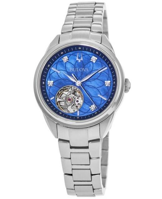 Bulova Classic Blue Mother of Pearl Women's Watch - 96P191 for 