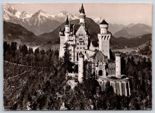 RPPC  Germany  Schlob Neuschwanstein  Postcard