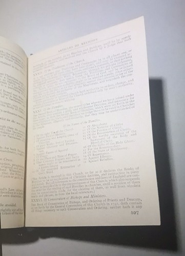The Book Of Common Prayer 1929 Prayer Book Protestant Episcopal Small - Picture 8 of 8
