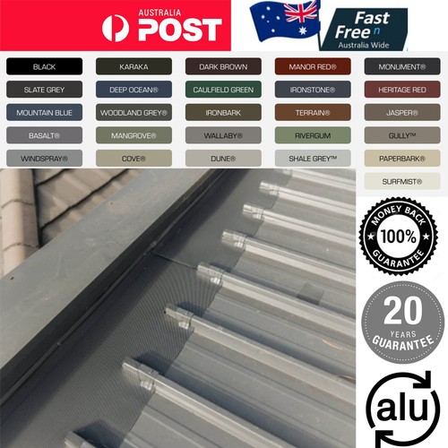 30meters 250mm Wide Aluminium Gutter Guard KIT Includes Fittings For Metal Roof - Picture 4 of 16