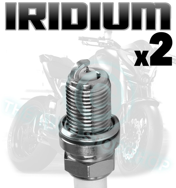 2x AGA Iridium Spark Plugs for TRIUMPH 865cc Bonneville T100 50th 2014