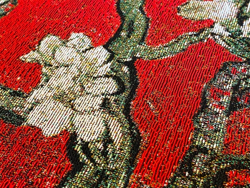 Tapiz de pared horizontal rojo Van Gogh flor de almendro, 4 tamaños (mediano - grande) Foto 4 de 4