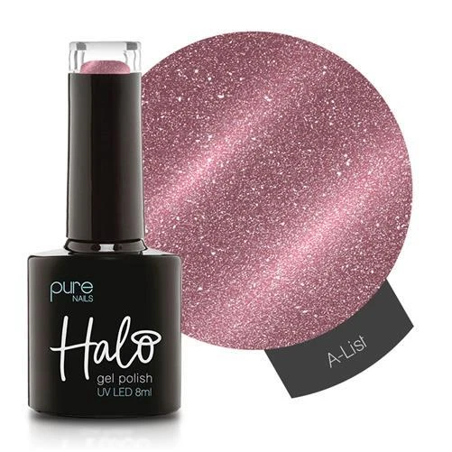 Halo Gel Polish UV LED HEMA-Free Cat Eyes Ho-Ho Hollywood 2024 (A-List) 8ml