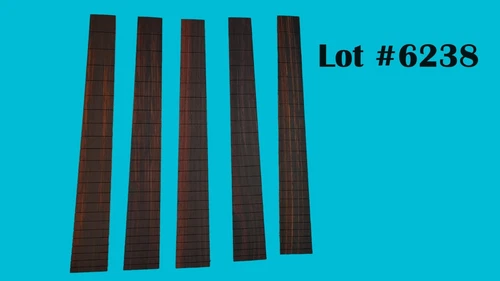 5pc East Indian Rosewood Fingerboard 24.75" Scale With 12" Radius and 22 Frets