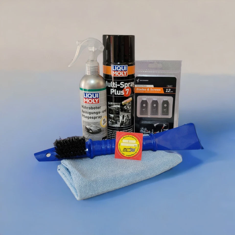 Segway Navimow  Wartungsset / Pflegeset mit Brüste Reiniger und 12 Ersatzklingen