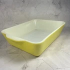 Vintage Pyrex Sunny Yellow Casserole/Refrigerator Dish #503 ~ 1940s  Excellent!