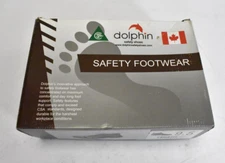 Dolphin D5 CSA Approved Safety Construction Boots Work Shoes Size 9.5 Black