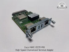 Cisco HWIC-2CE1T1-PRI High-Speed Channelized Terminal Adapter