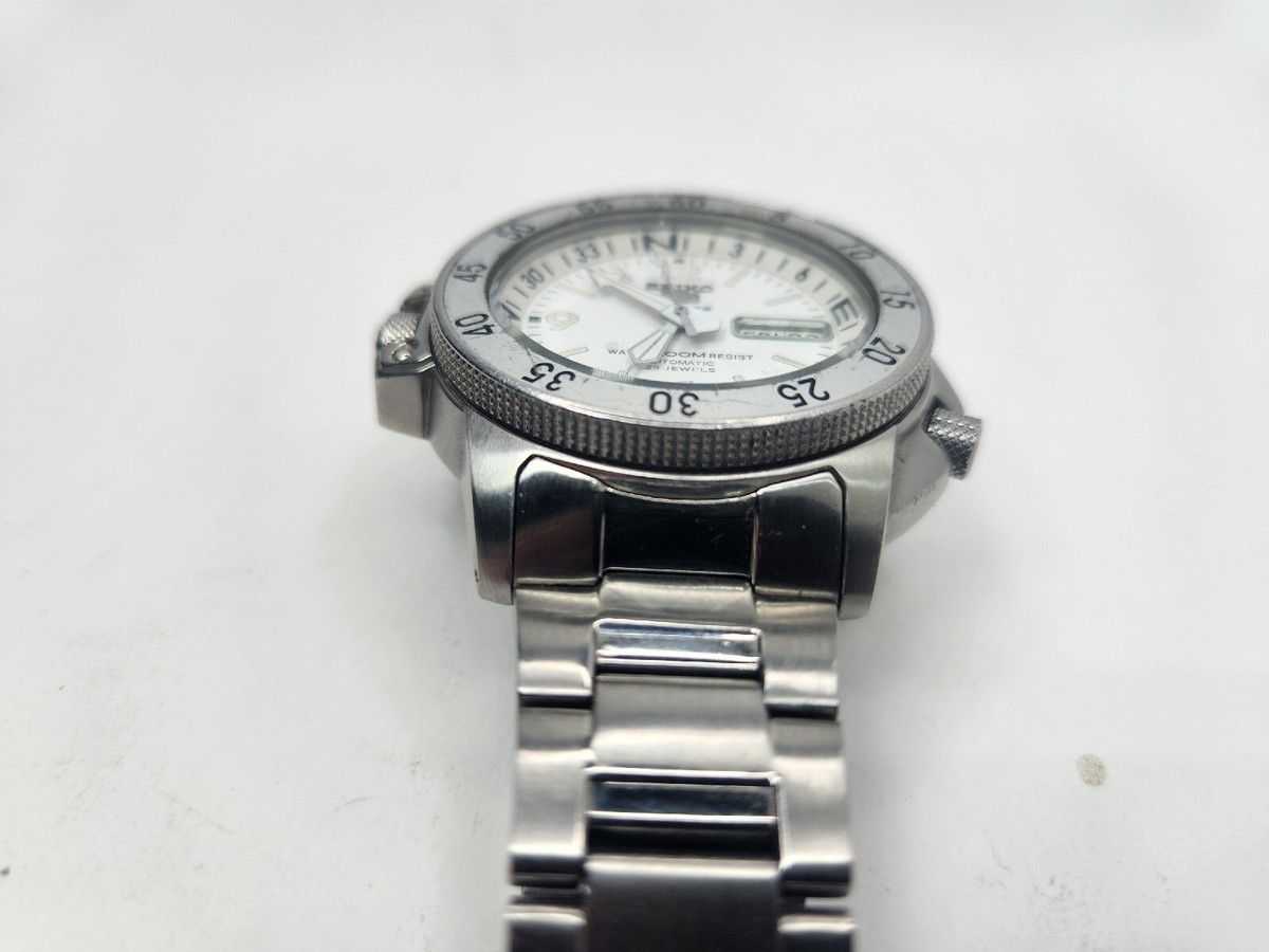 Seiko 5 Sports SKZ207K1 White Land Shark Atlas Men's