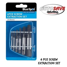BlueSpot - 6 PCE Screw Extraction Set (3-25mm)