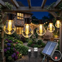 Solar Lichterkette AußEn Outdoor LED Wetterfest Balkon Garten Party 9M 20LED