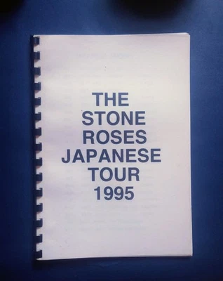 Stone Roses Tour Itinerary Japan 1995 GENUINE, RARE - Image 1 of 4