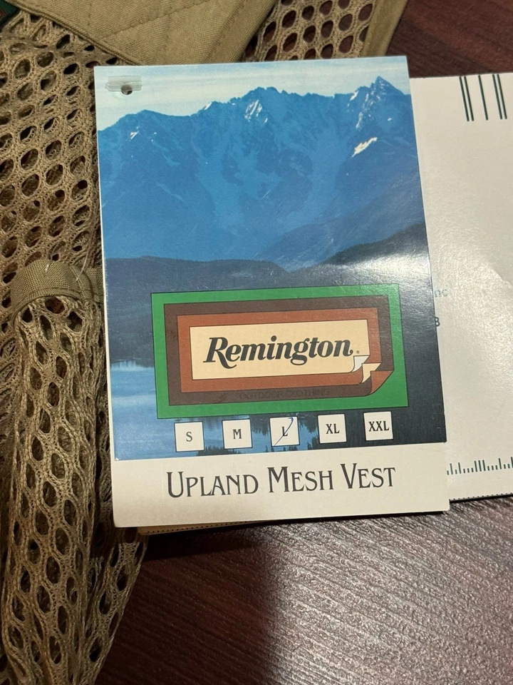 Vintage NEW! Remington Upland Mesh Hunting Vest RARE Size L Made USA Game Pouch - Image 3 of 4
