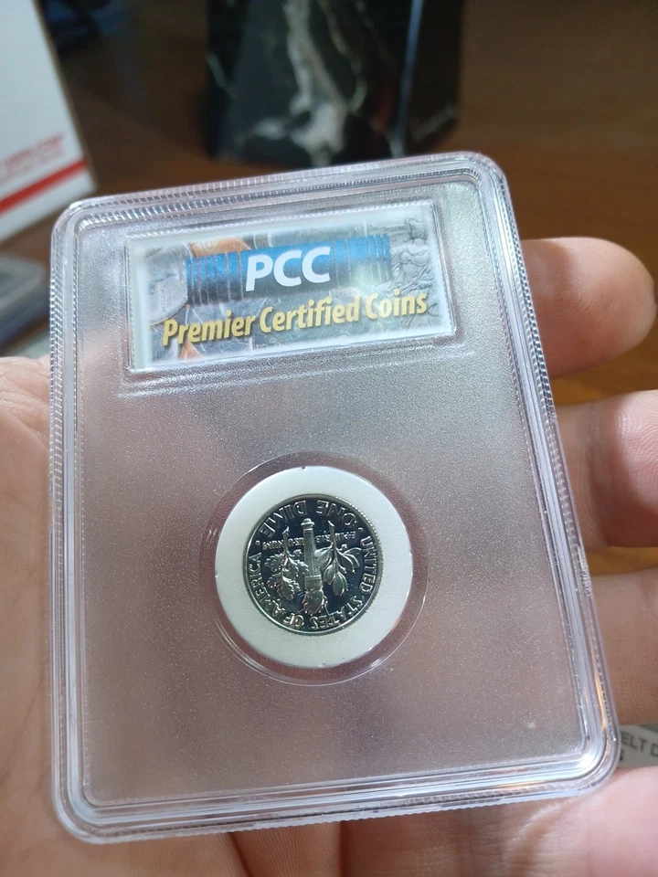 Roosevelt Silver Dimes & Clad Pr70 Dcam Lot Of 4 Graded - Image 3 of 4