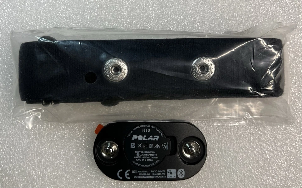 Monitor de ritmo cardíaco Polar H10 + correa para el pecho Foto 2 de 2