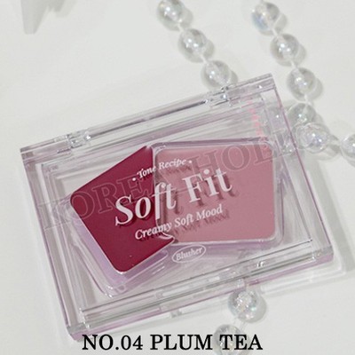 FORENCOS Soft Fitting Cream Blusher 3g #04 Plum Tea Korean Make Up K-Beauty NEW