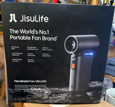 JisuLife Ultra Strong, Compact & Portable---100 Adjustable Setting Handheld Fan