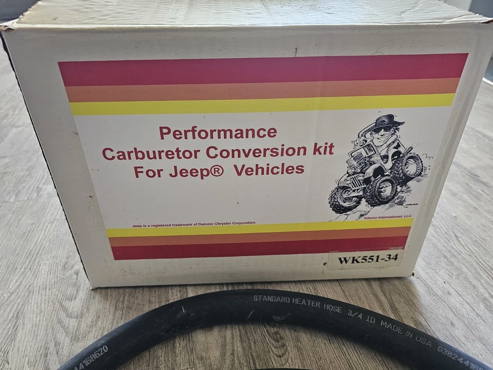 Kit de conversión de carburador Jeep CJ Weber Performance WK551-34 4.2 258 AÑO 1978-89 Foto 2 de 4