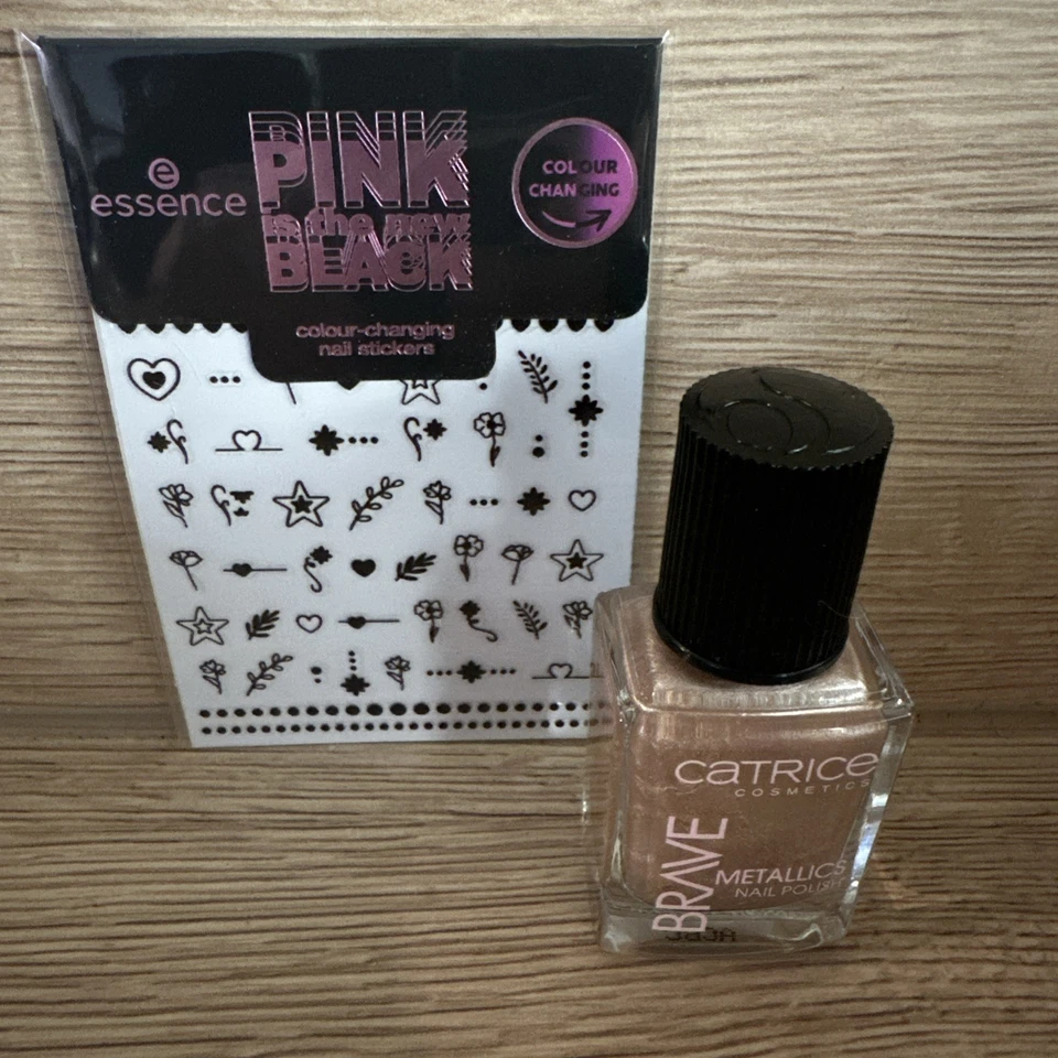 CATRICE BRAVE METALLICS Nagellack & Nailsticker 05 Everyday I’m Sparkling