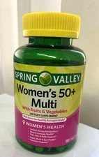 Women's 50+ Multi Dietary Supplement 150 count Fruits & Vegetables over 50