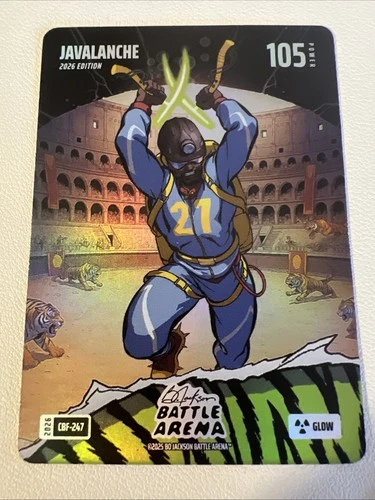 Bo Jackson 2026 Battle Arena Javalanche Colosseum GLOW Case Hit Jamal Murray