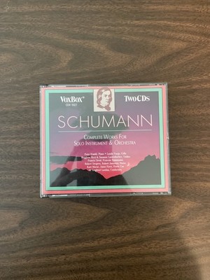 Schumann Complete Works For Solo Instrument & Orchestra 2 CDs