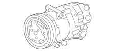 Genuine GM Air Conditioning Compressor and Clutch Assembly 39053419