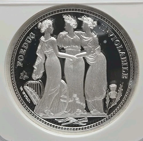 2021 St. Helena Three Graces 2 Pound 2oz Silver Coin NGC PF67 Ultra Cameo