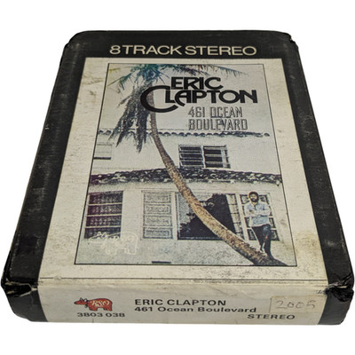 A-NEW PADS&TESTED! ERIC CLAPTON 461 Ocean Boulevard 1974 B+ | 8-track cartridge