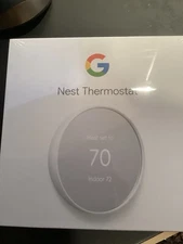 Google Nest Smart Thermostat  Snow - G4CVZ-US Brand New Sealed Box