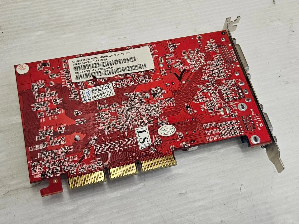 GeForce FX 5500 128MB DDR, 128 BIT, AGP 8x, Palit NA-55000-TD011-FM8336, WORKING - Image 3 of 4