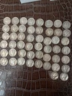 ROLL OF 50 SILVER MERCURY DIMES - CIRCULATED MIXED DATES #7