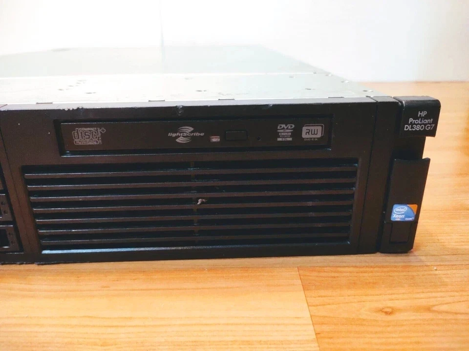 WORKING HP PROLIANT DL380 G7 SERVER 16GB RAM 8X 600GB 2X INTEL XENON DVD WRITER - Image 4 of 4
