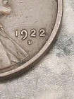 1922 D Lincoln cent in FINE condition.