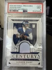 Panini National Treasures 2025 Jaxson Dart Patch /99 Giants PSA 9 #CM-JDT MINT