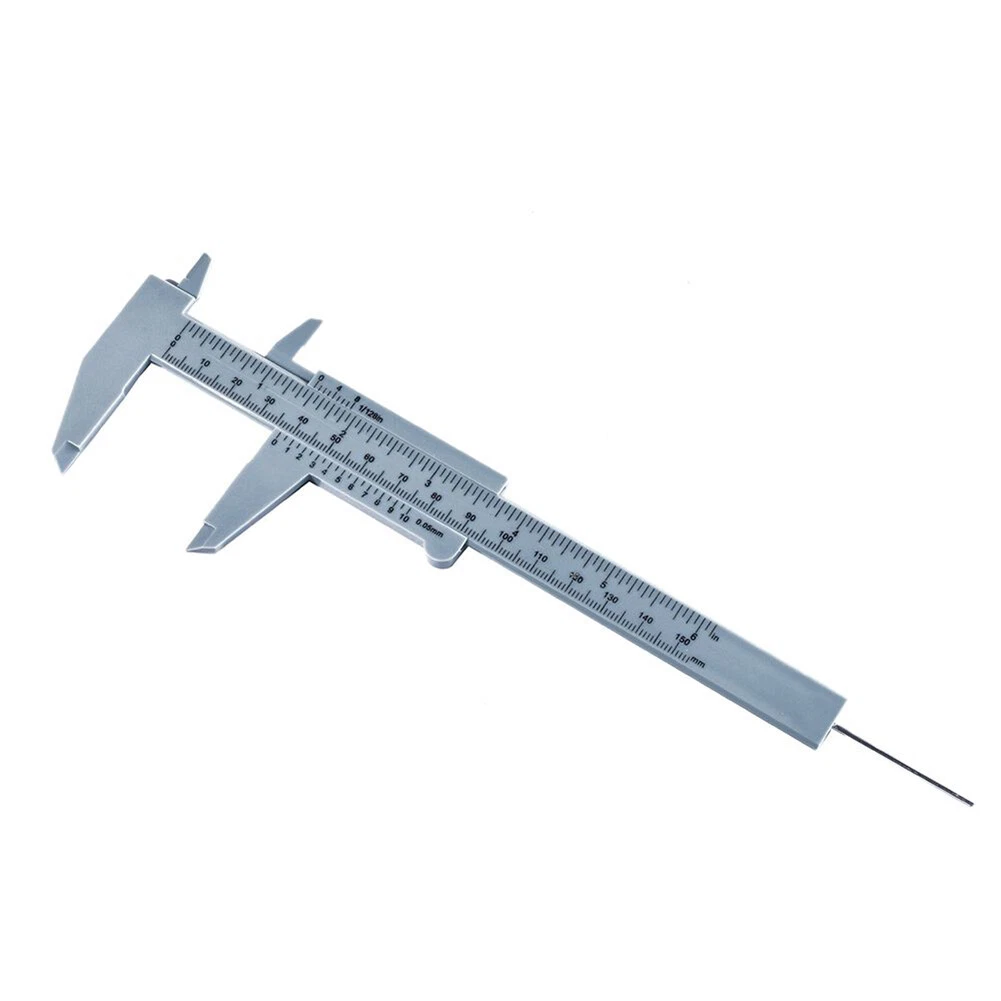 150mm Plastic Calipers Aperture Depth Practical Caliper Ruler