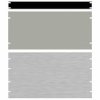 Hammond PBPA19003LG2 2U 19" Rack Aluminium Blank Panel Light Grey 483 x 3 x 89