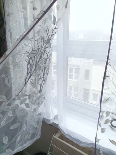 stunning hand made curtain, net curtain, wide, artist design Italy Christmas - Picture 8 of 12
