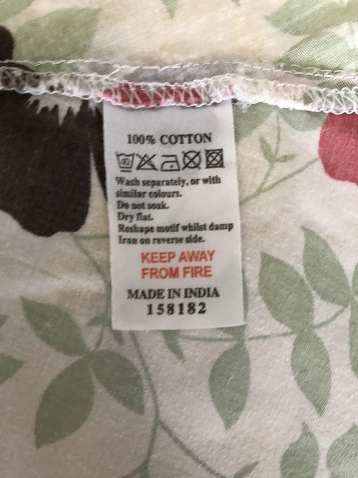 MONSOON 2-3 Toddler Girls Sleeveless Green/Pink/Brown/White Long Floral Dress - Image 3 of 4