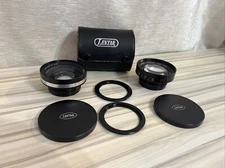 Vintage Made in Japan Wide Angle and Telephoto Lens with Storage Case