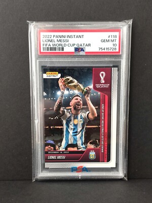 その他 FIFA World Cup 2022 Lionel Messi PSA10 LIONEL MESSI 2021-22 Mosaic FIFA World Cup Red Mosaic - PSA