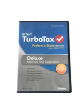 Intuit TurboTax Deluxe 2013 Federal & State Returns + E-File for Windows and MAC