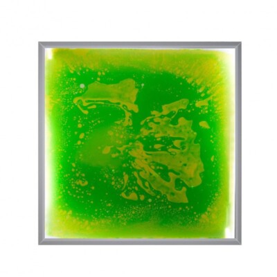 Light Up Liquid Sensory Fliese grün 50 cm | interaktive Bodenfliese | sensorisches Spiel