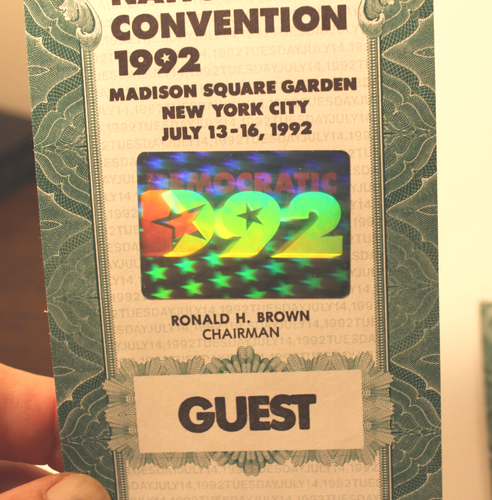 Lot of 10 1992 NYC Democratic National Convention Guest Passes - Bild 2 von 7
