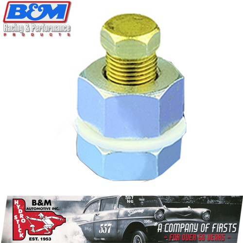B&M 80250 Universal Drain Plug Kit Transmission/Oil Pan/Rear Bulkhead Style - Picture 2 of 3