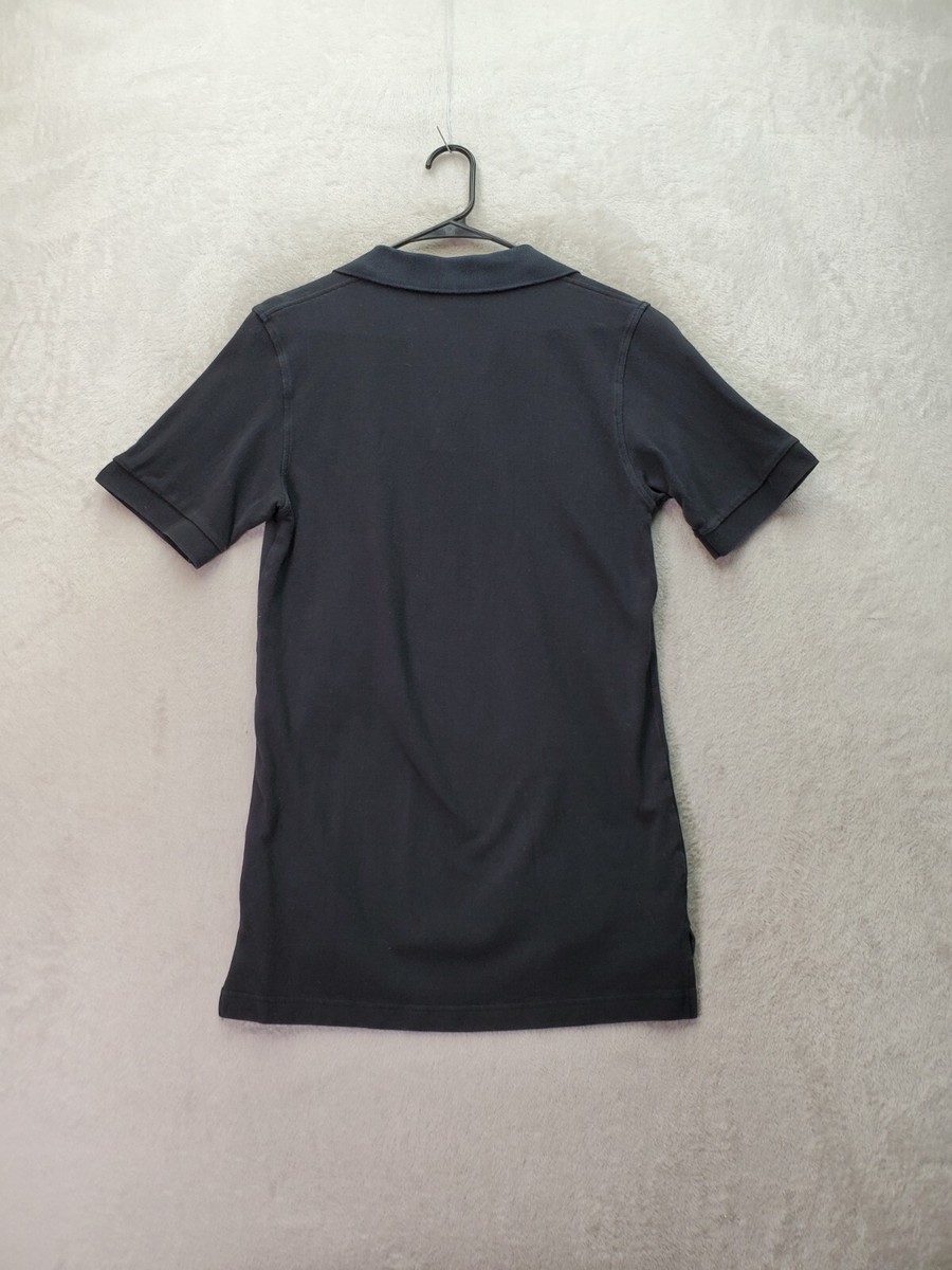 Hard Rock Cafe Polo Shirt Mens Medium Black Singapore Short