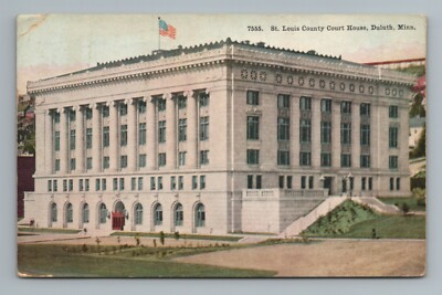 #ad St. Louis County Court House Duluth Minnesota MN Postcard $14.50